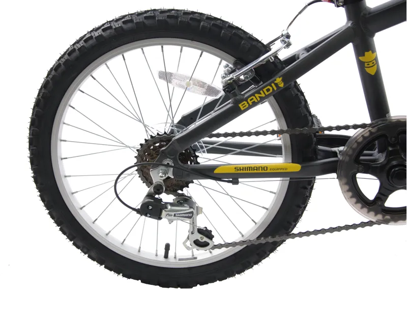 Ammaco Bandit 18 Inch Wheel Kids Mountain Bike Grey-3